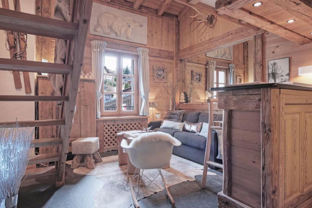 Duplex Chaleureux Au Coeur De Megeve 2 P Apartamento Exterior foto