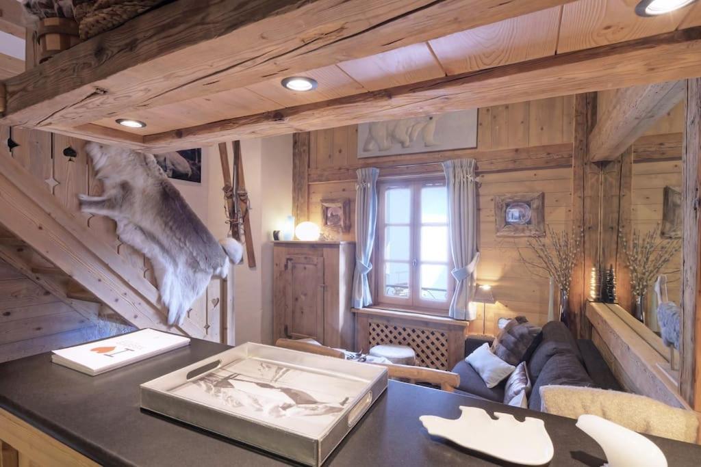 Duplex Chaleureux Au Coeur De Megeve 2 P Apartamento Exterior foto