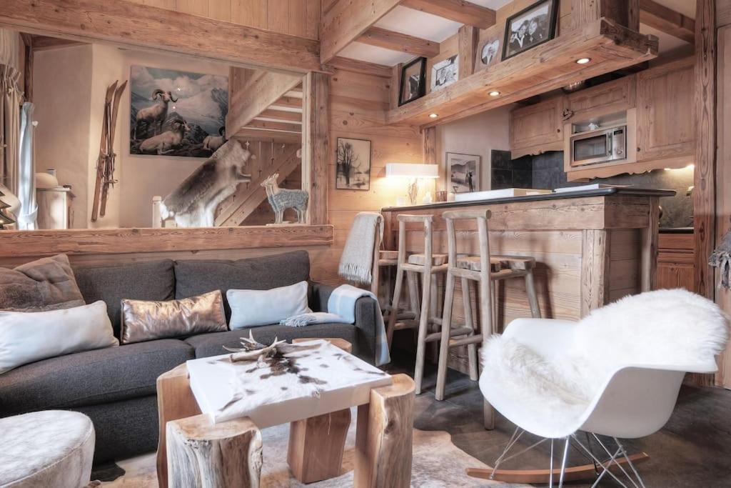 Duplex Chaleureux Au Coeur De Megeve 2 P Apartamento Exterior foto